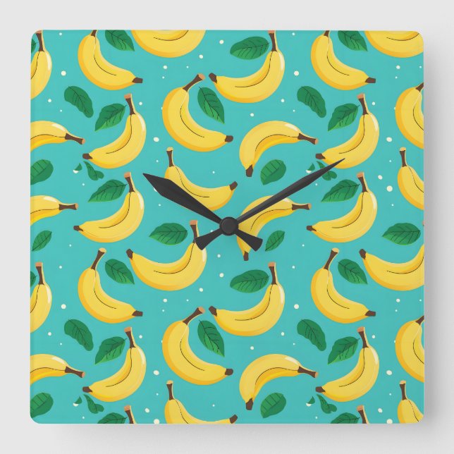 Horloge murale Motif banane (Recto)