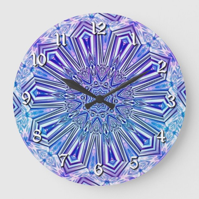 Horloge murale Motif Kaleidoscope (Recto)