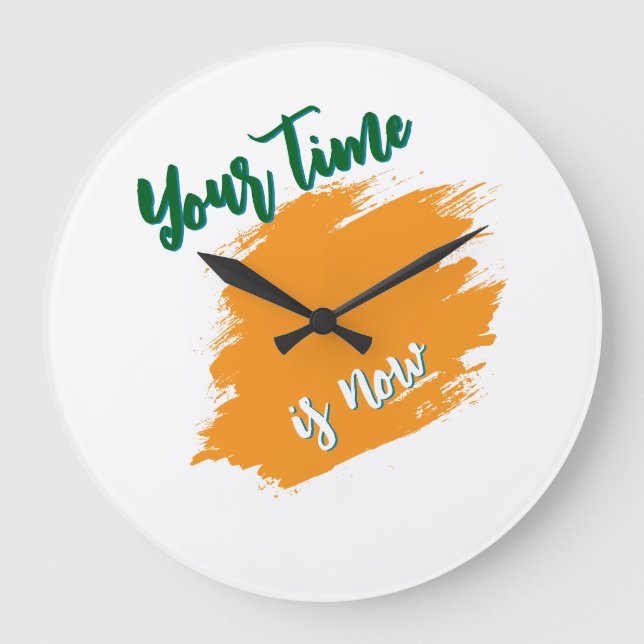 Horloge murale Motivative moderne (Recto)