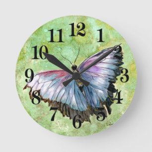 Horloge murale moyenne libre volante