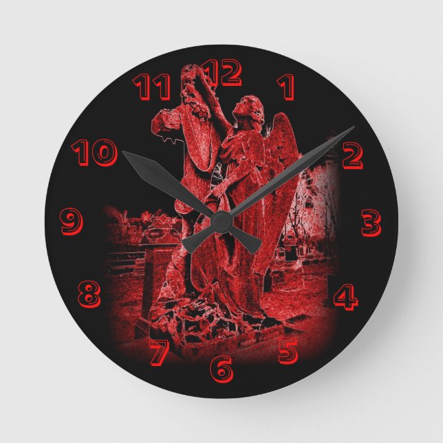 Horloge murale Neon Angel (Recto)
