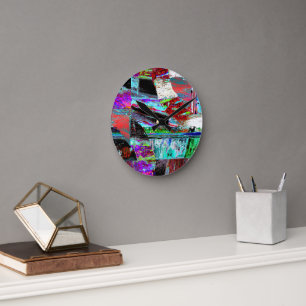 Horloge murale – Neon Pulse