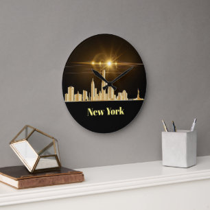 horloge murale new york