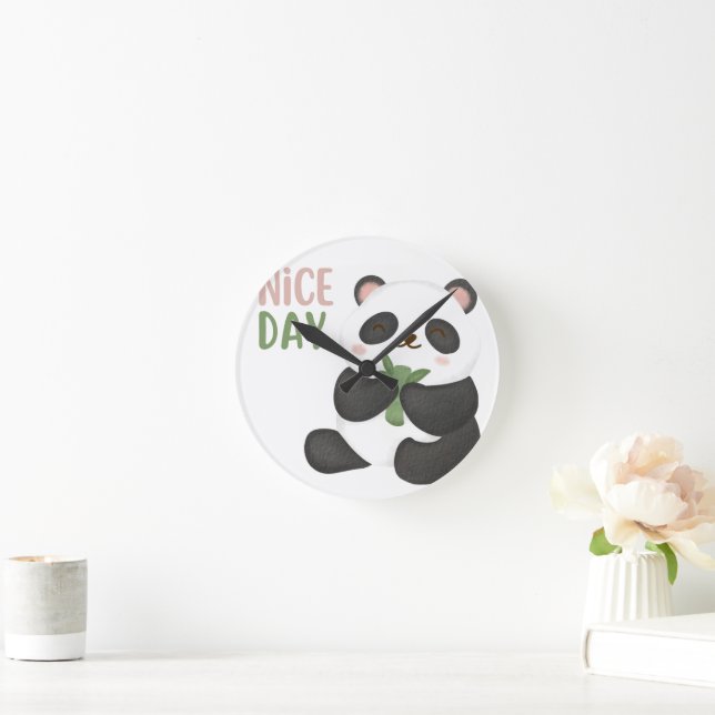 Horloge murale Nice Day Bear (Maison)