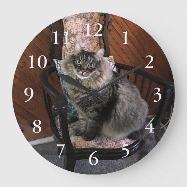 Horloge murale numérique King Cat Kimber (Recto)