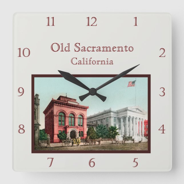 Horloge murale Old Sacramento (Recto)