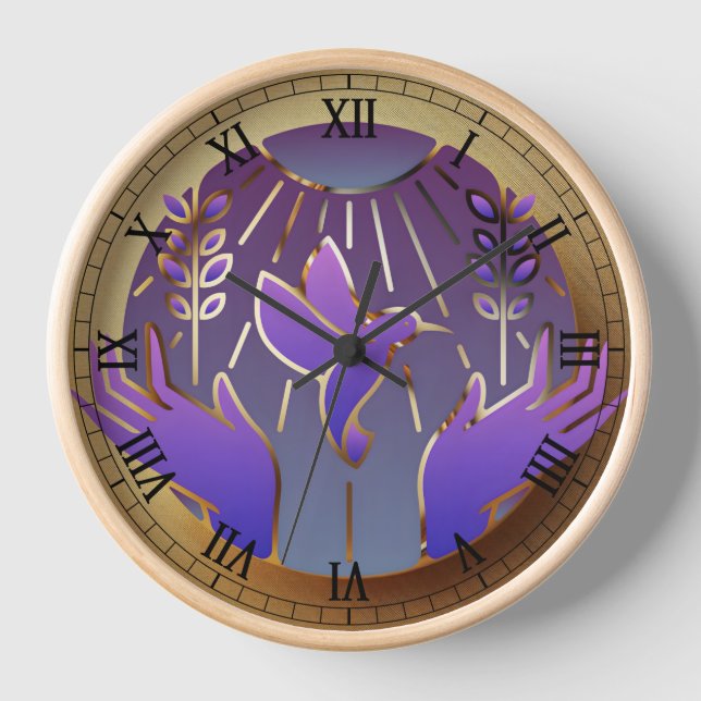 horloge murale or (Recto)