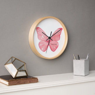 Horloge murale papillon : Conception inspirée de l