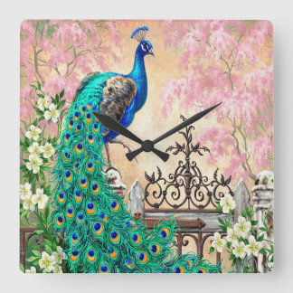 Horloge murale Peacock vintage