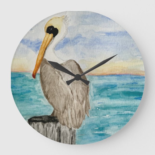 Horloge murale Pelican (Recto)