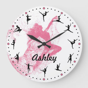 Horloge murale personnalisable de l'heure du danse