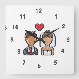 Horloge murale personnalisée (Ajouter votre propre