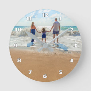 Horloge murale personnalisée avec photo