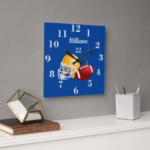 Horloge murale personnalisée de football Times Squ