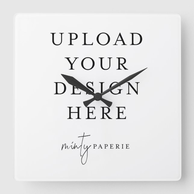 Horloge murale personnalisée - Faites-le vous-même (Recto)