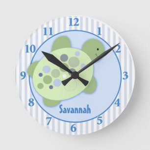 Horloge murale personnalisée Turtle Reef pour la n