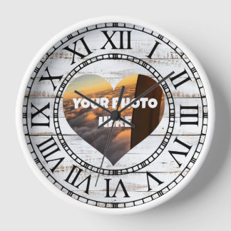 Horloge murale photo personnalisable