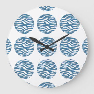 Horloge murale Pois d'impression Zebra