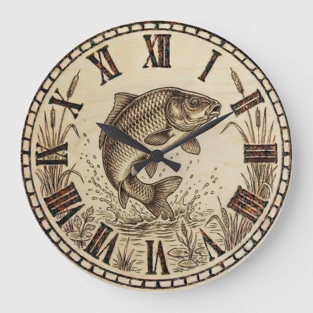 Horloge murale poisson (Recto)