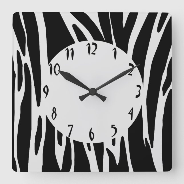 Horloge murale Poster de animal (Recto)