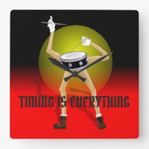 Horloge murale pour batteurs