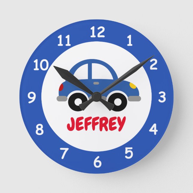 Horloge murale pour jouets personnalisés pour enfa (Recto)
