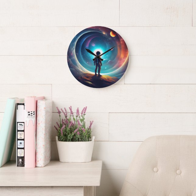 Horloge murale pour rêveur (Salle de lecture)