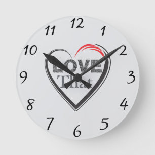 Horloge Murale Que J'Aime