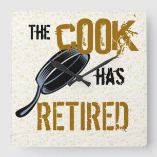 Horloge murale Retraite Cook