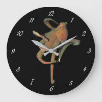 Horloge murale ronde majestueuse Octopus (avec chi