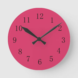 Horloge murale rouge Cerise