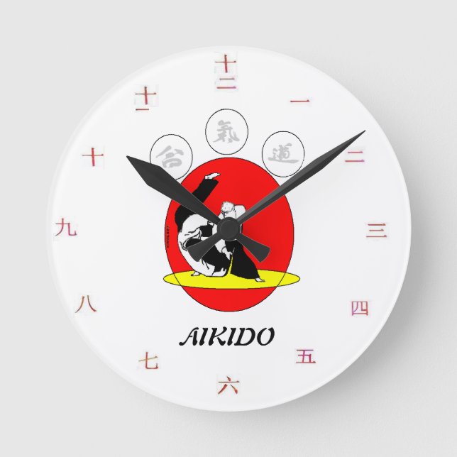 Horloge murale round clock (Front)