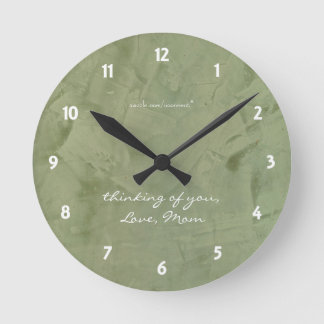 Horloge murale Sage Pensée pour vous avec amour