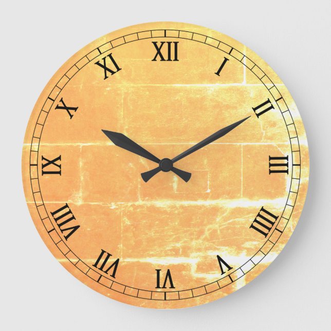horloge murale "Sandy Bricks" (Recto)