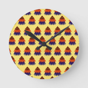 Horloge murale - Sapin de Noël multicolore