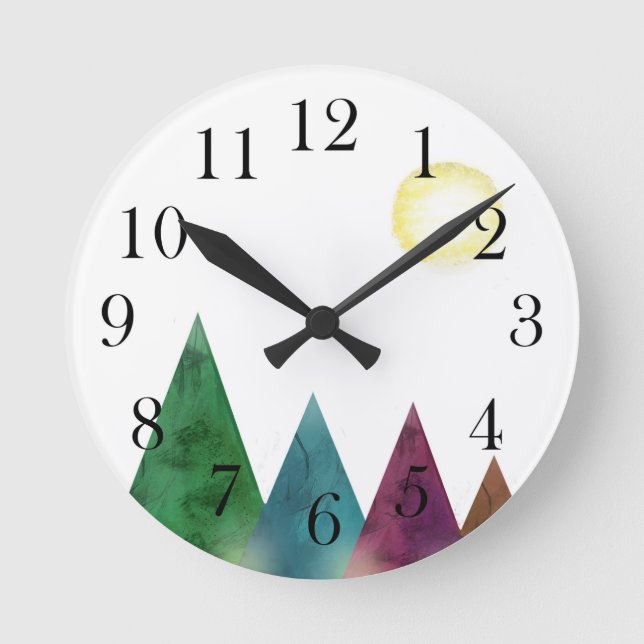 Horloge murale scandinave (Recto)
