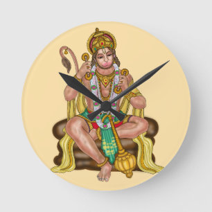 Horloge murale Seigneur Hanuman