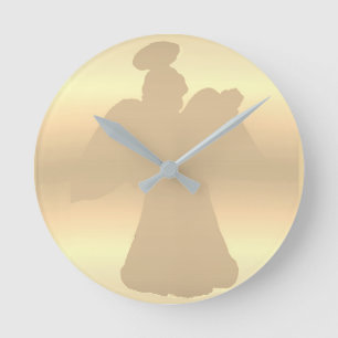 Horloge murale : Silhouette d'ange