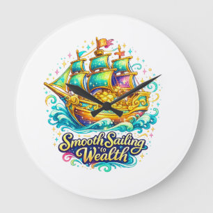 Horloge murale Smooth Sailing Wealth