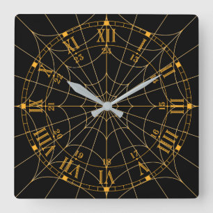 Horloge murale Spiderweb