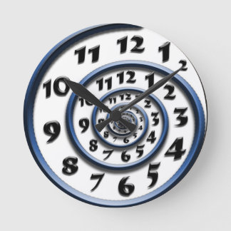Horloge murale spirale