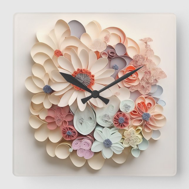 Horloge murale square wall clock (Front)