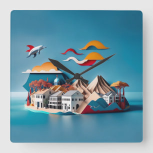 Horloge murale square wall clock