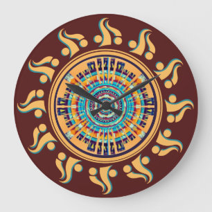 Horloge murale Sun Mandala Sud-Ouest
