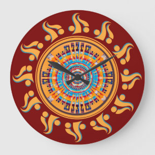 Horloge murale Sun Mandala Sud-Ouest