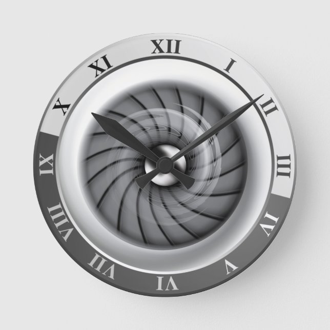 Horloge murale supersonique de moteur à réaction (Recto)