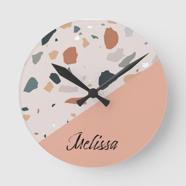 Horloge murale Terrazzo (Recto)