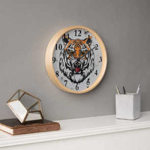 Horloge murale Tigre !