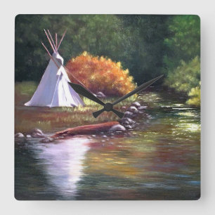 Horloge murale tipi indien