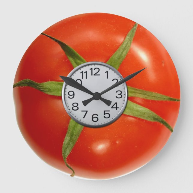 horloge murale tomate (Recto)